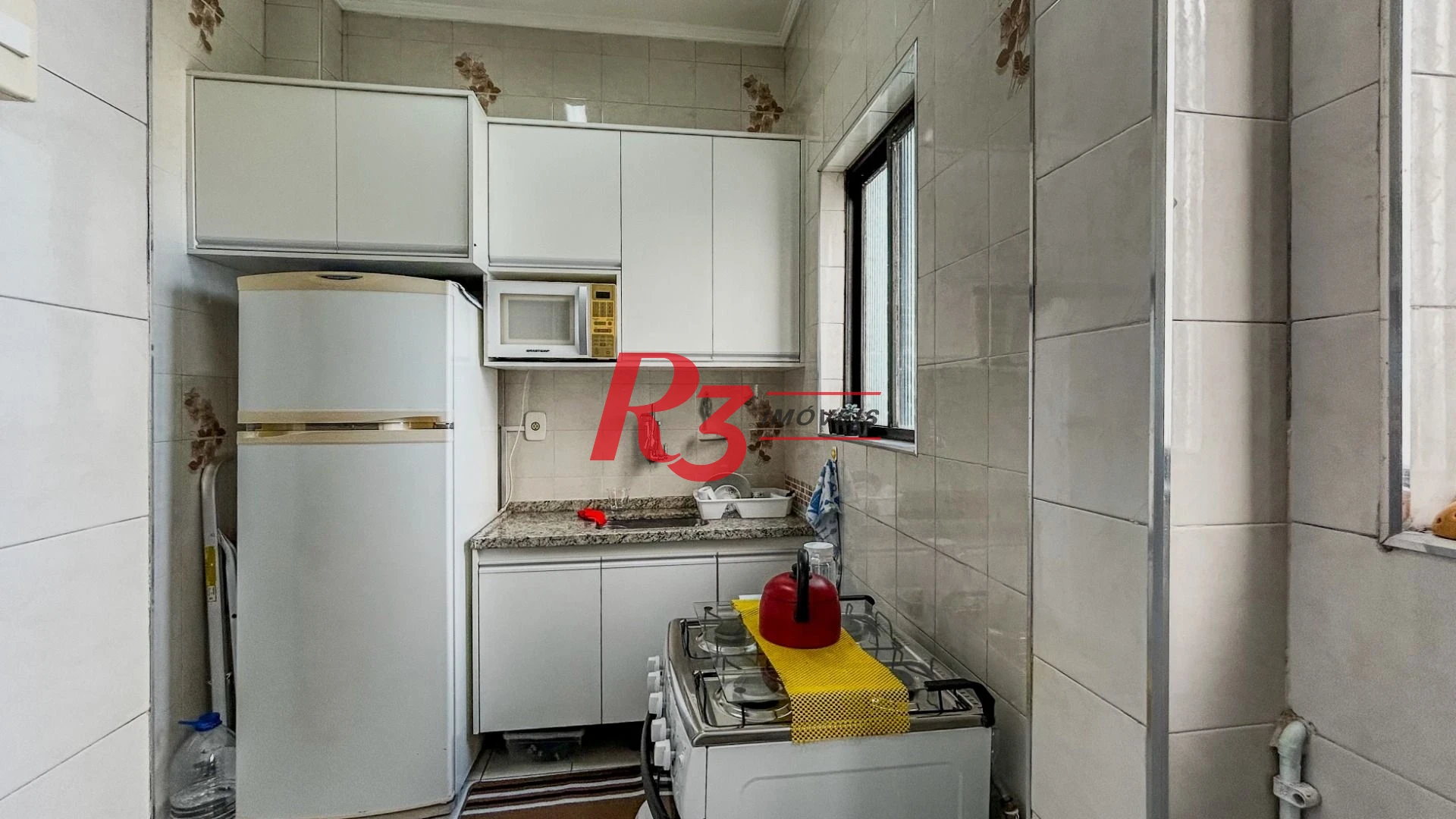 Apartamento com 1 dormitório para alugar, 50 m² por R$ 4.500,00/mês - José Menino - Santos/SP