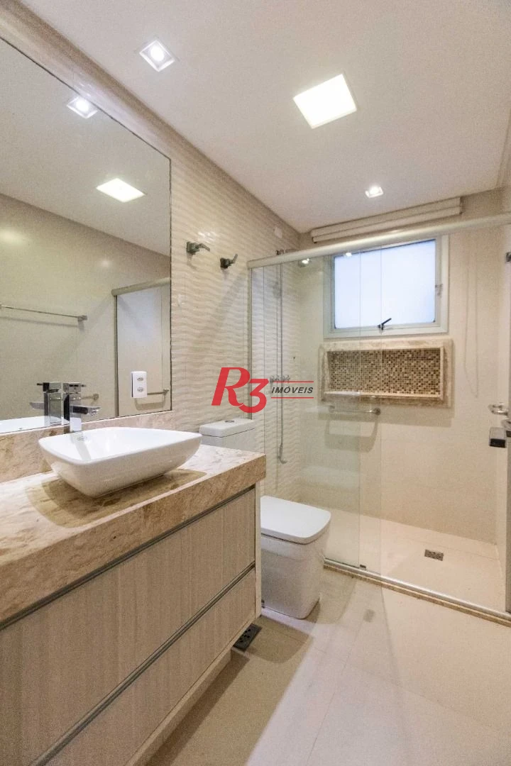 Apartamento  com 4 dormitórios à venda, 209 m² - Boqueirão - Santos/SP