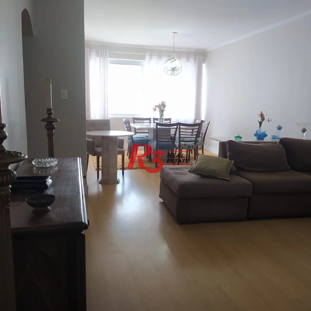 Apartamento com 3 dormitórios à venda, 188 m² por R$ 1.600.000,00 - Boqueirão - Santos/SP