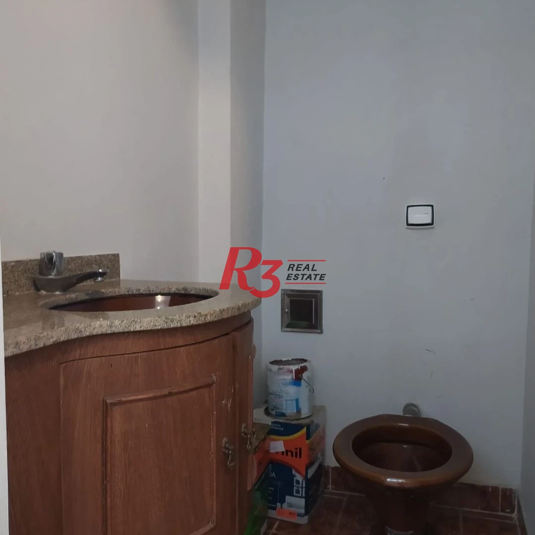 Apartamento com 3 dormitórios à venda, 188 m² por R$ 1.600.000,00 - Boqueirão - Santos/SP