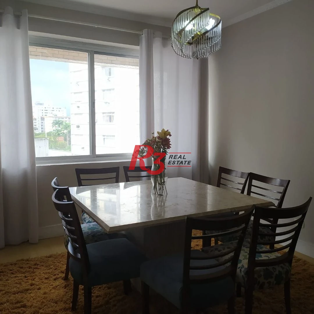 Apartamento com 3 dormitórios à venda, 188 m² por R$ 1.600.000,00 - Boqueirão - Santos/SP