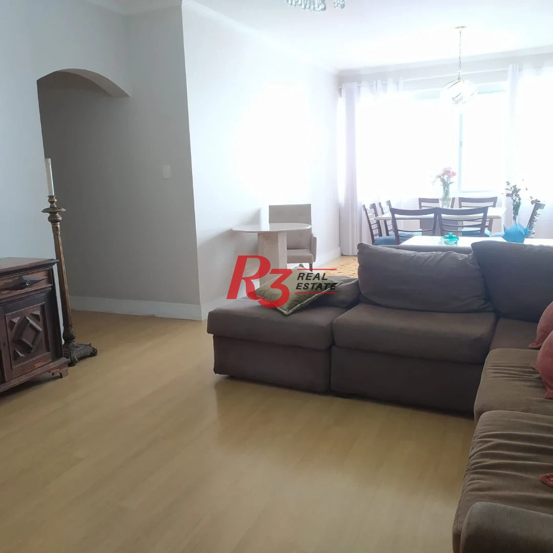 Apartamento com 3 dormitórios à venda, 188 m² por R$ 1.600.000,00 - Boqueirão - Santos/SP