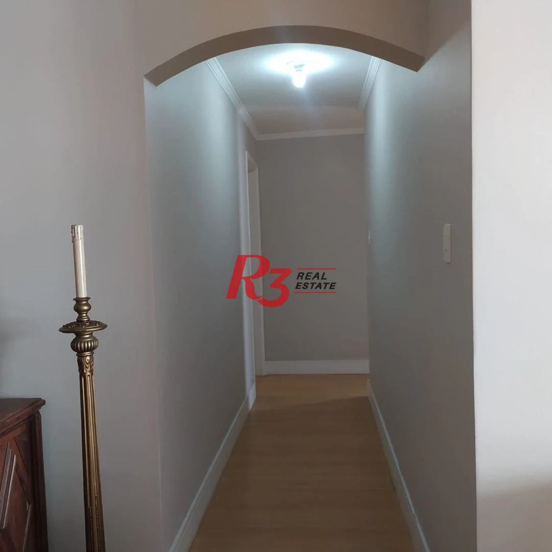 Apartamento com 3 dormitórios à venda, 188 m² por R$ 1.600.000,00 - Boqueirão - Santos/SP