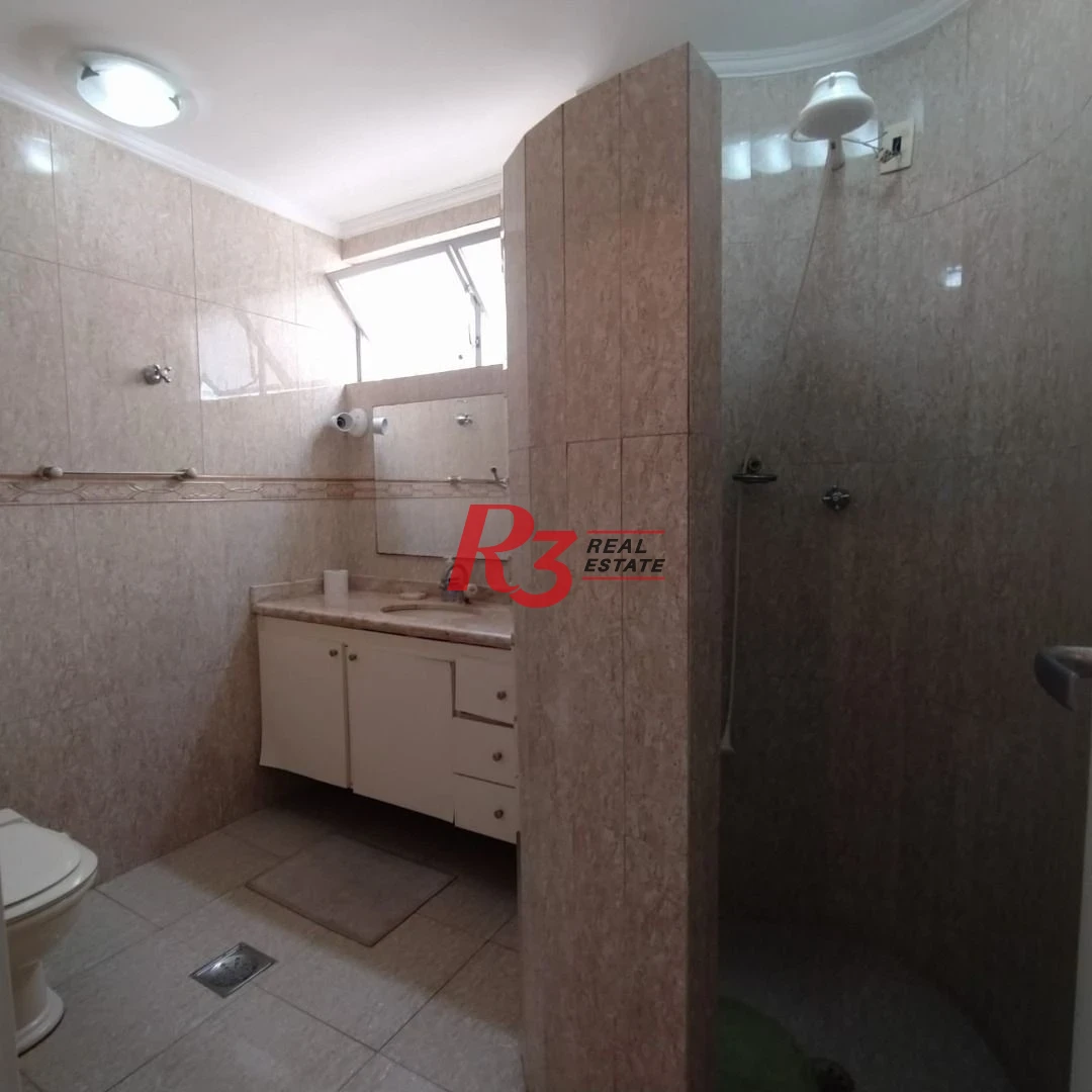 Apartamento com 3 dormitórios à venda, 188 m² por R$ 1.600.000,00 - Boqueirão - Santos/SP
