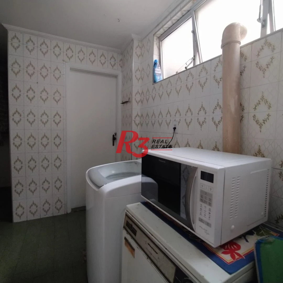 Apartamento com 3 dormitórios à venda, 188 m² por R$ 1.600.000,00 - Boqueirão - Santos/SP