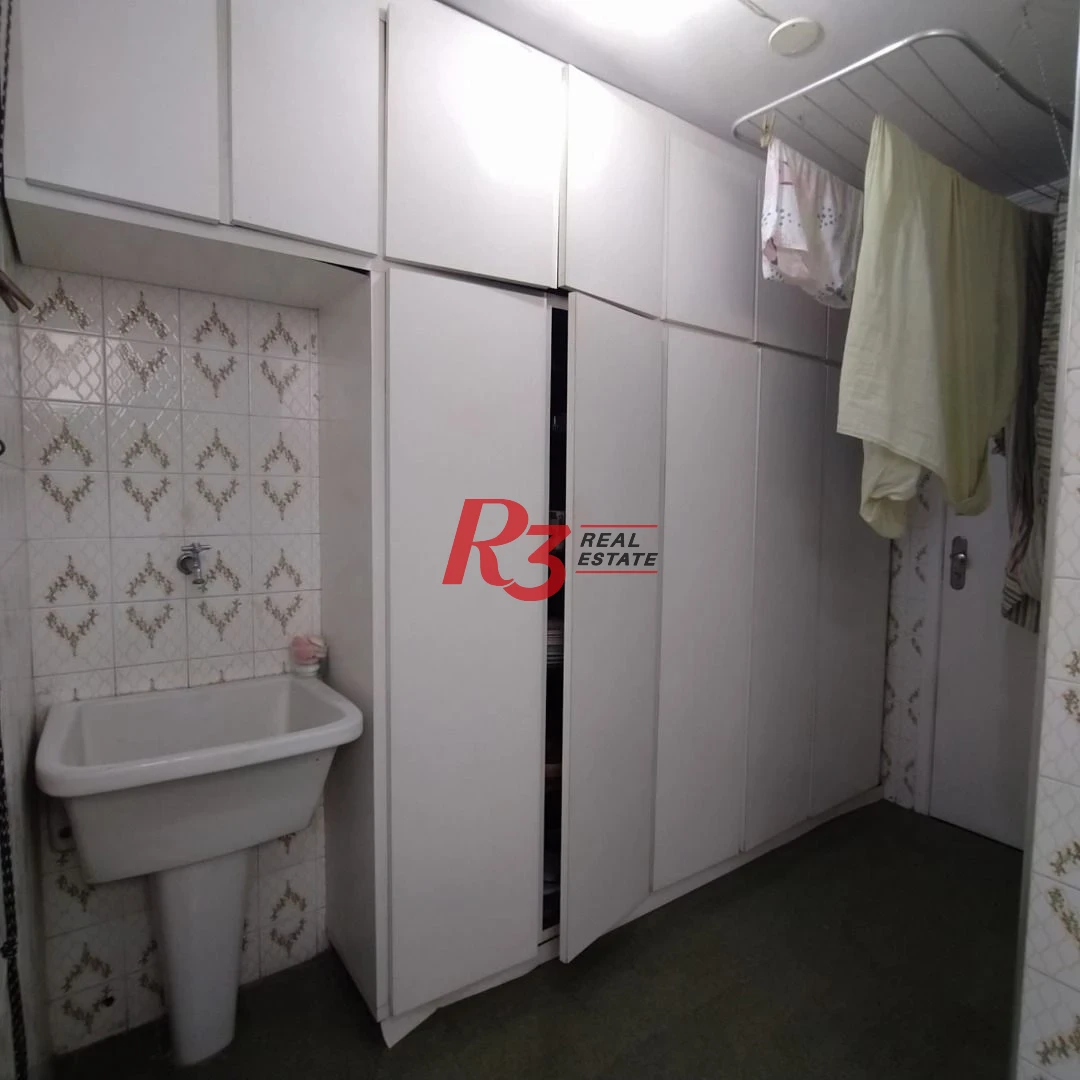 Apartamento com 3 dormitórios à venda, 188 m² por R$ 1.600.000,00 - Boqueirão - Santos/SP