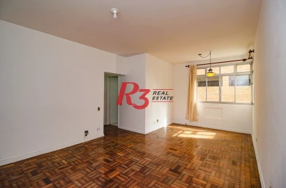 Apartamento com 2 dormitórios à venda, 115 m² por R$ 540.000,00 - Boqueirão - Santos/SP