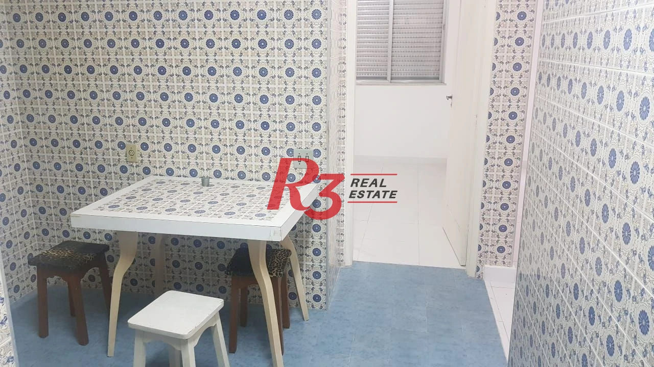 Apartamento com 1 dormitório à venda, 49 m² - Itararé - São Vicente/SP