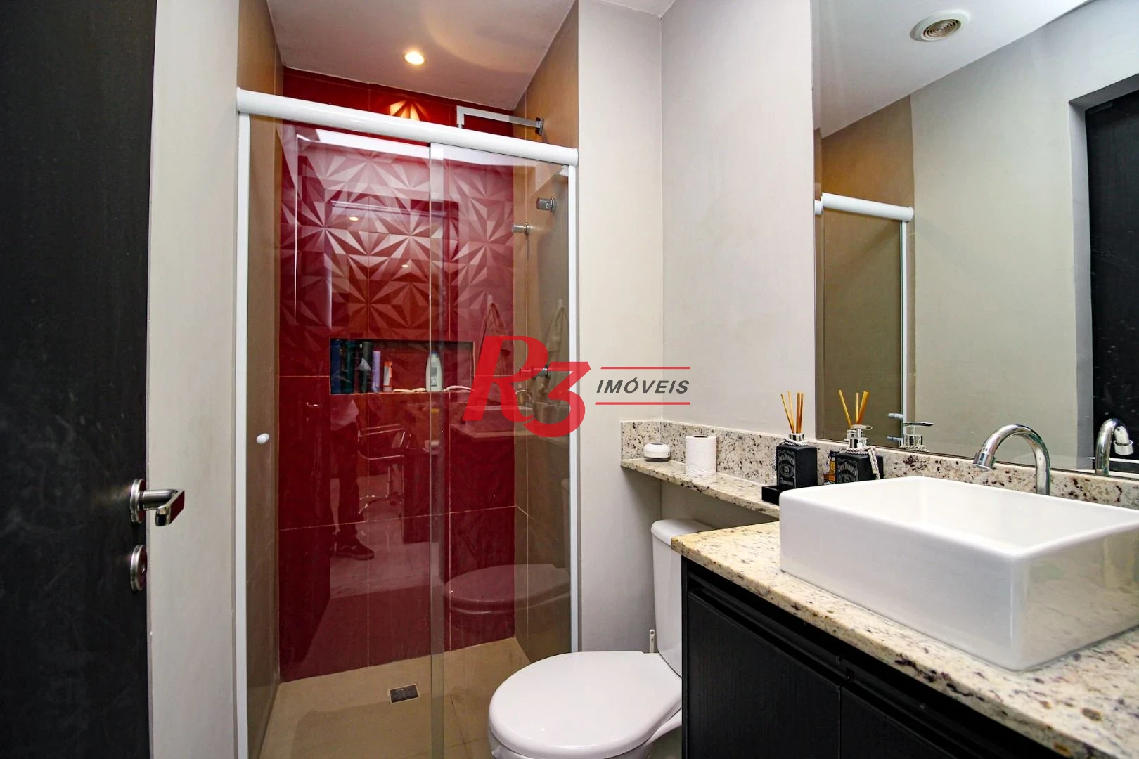 Apartamento com 1 dormitório para alugar, 48 m² por R$ 4.000,00/mês - José Menino - Santos/SP