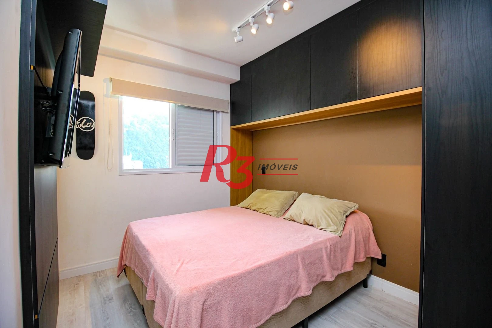 Apartamento com 1 dormitório para alugar, 48 m² por R$ 4.000,00/mês - José Menino - Santos/SP