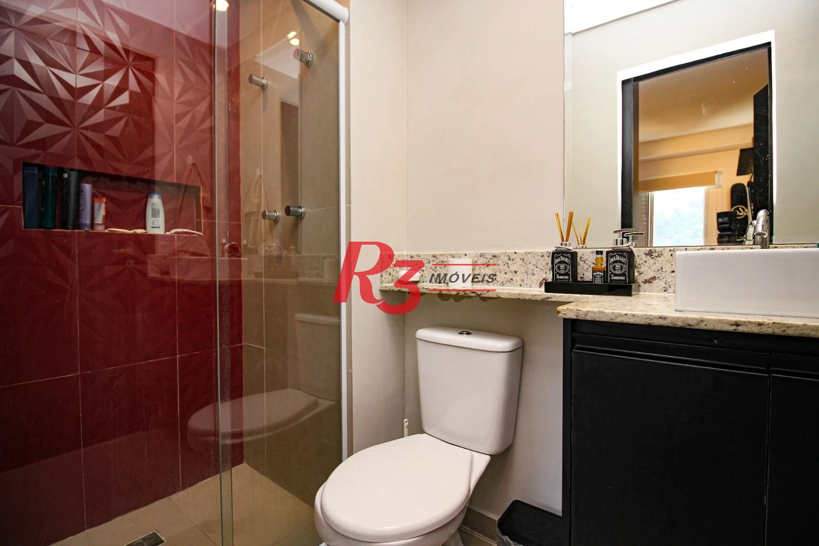 Apartamento com 1 dormitório para alugar, 48 m² por R$ 4.000,00/mês - José Menino - Santos/SP
