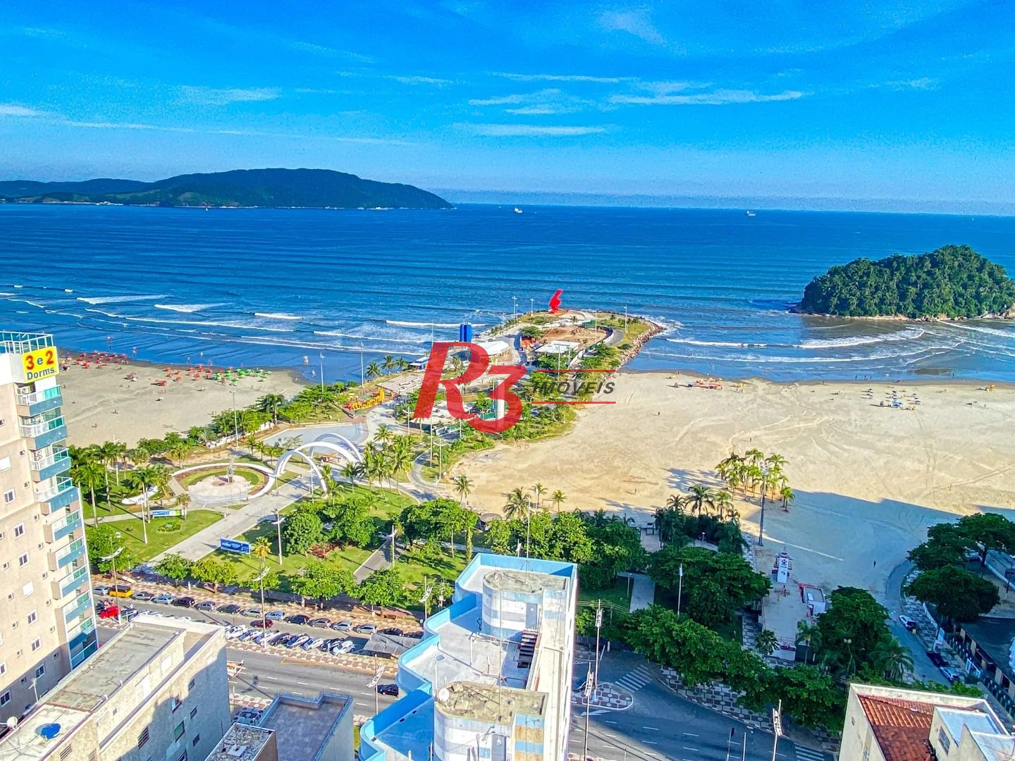 Apartamento com 1 dormitório para alugar, 48 m² por R$ 4.000,00/mês - José Menino - Santos/SP