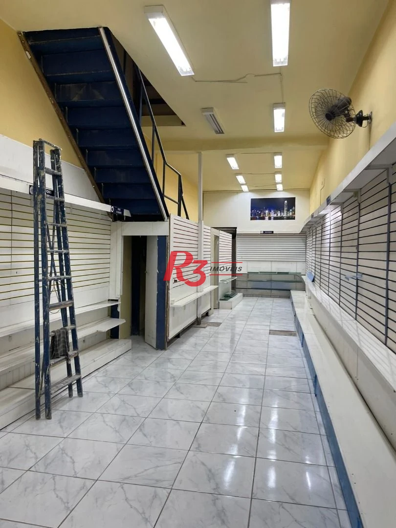 Loja, 154 m² - venda por R$ 800.000,00 ou aluguel por R$ 7.300,00/mês - Centro - Santos/SP
