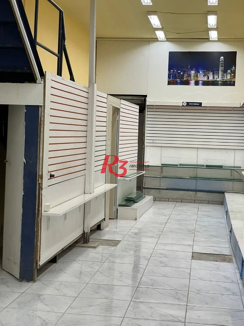 Loja, 154 m² - venda por R$ 800.000,00 ou aluguel por R$ 7.300,00/mês - Centro - Santos/SP
