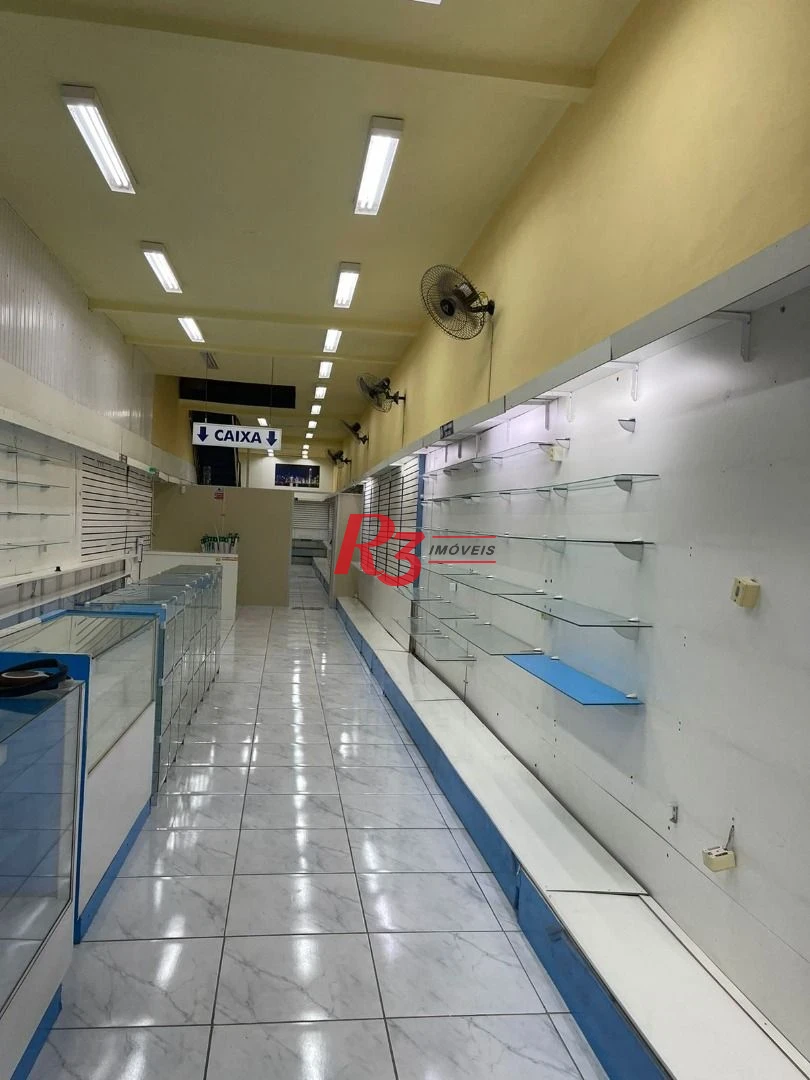 Loja, 154 m² - venda por R$ 800.000,00 ou aluguel por R$ 7.300,00/mês - Centro - Santos/SP