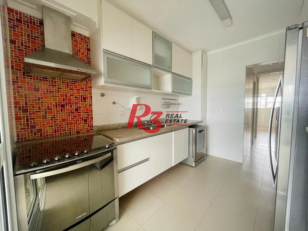 Apartamento com 4 dormitórios para alugar, 204 m² por R$ 24.000,00/mês - Embaré - Santos/SP