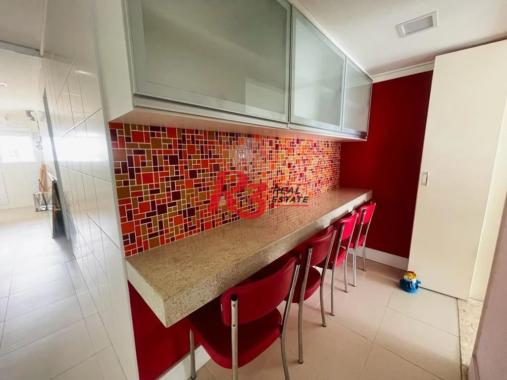 Apartamento com 4 dormitórios para alugar, 204 m² por R$ 24.000,00/mês - Embaré - Santos/SP