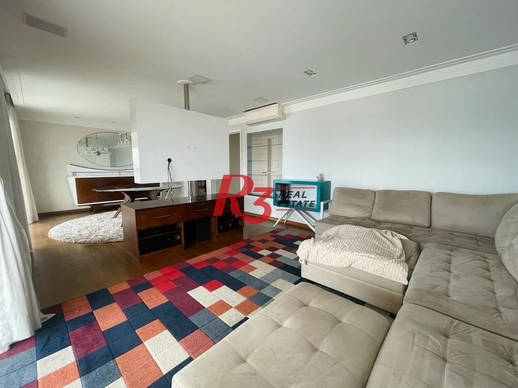 Apartamento com 4 dormitórios para alugar, 204 m² por R$ 24.000,00/mês - Embaré - Santos/SP