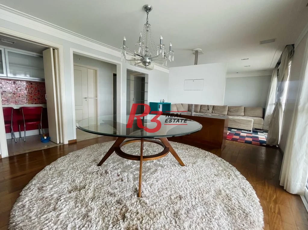 Apartamento com 4 dormitórios para alugar, 204 m² por R$ 24.000,00/mês - Embaré - Santos/SP