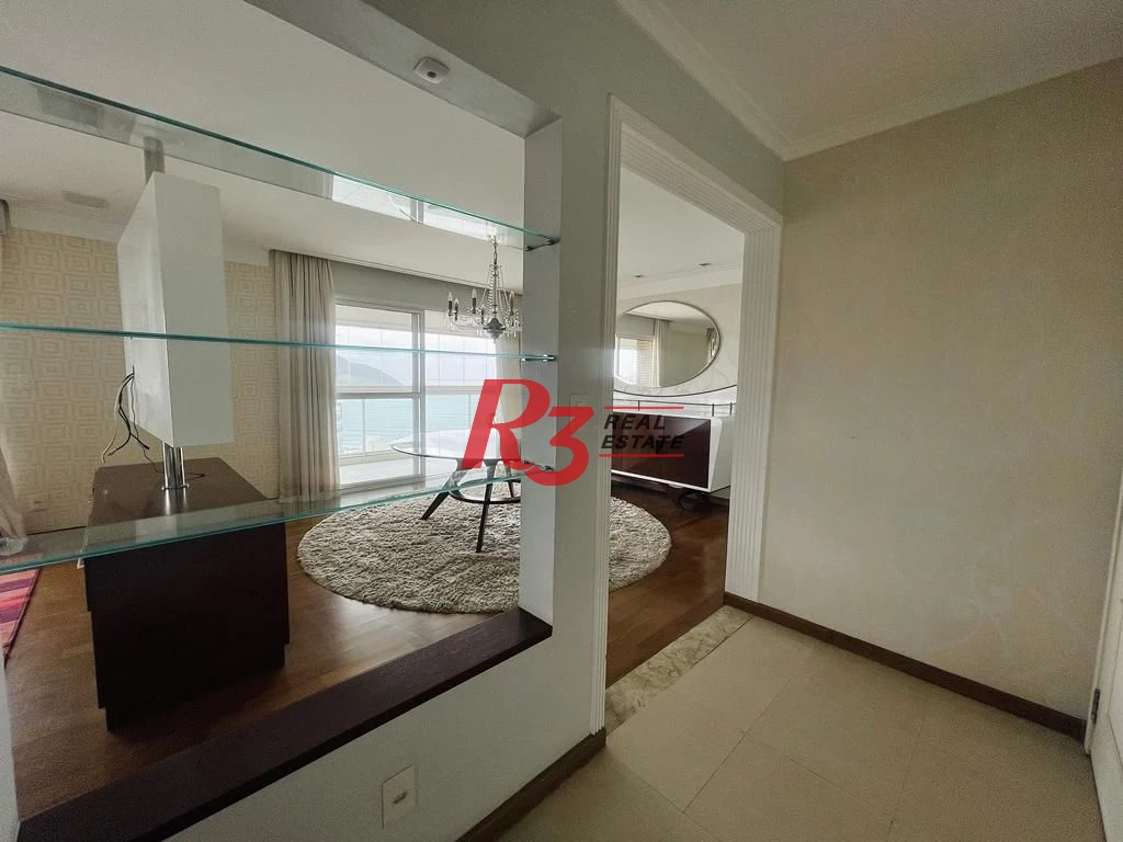 Apartamento com 4 dormitórios para alugar, 204 m² por R$ 24.000,00/mês - Embaré - Santos/SP