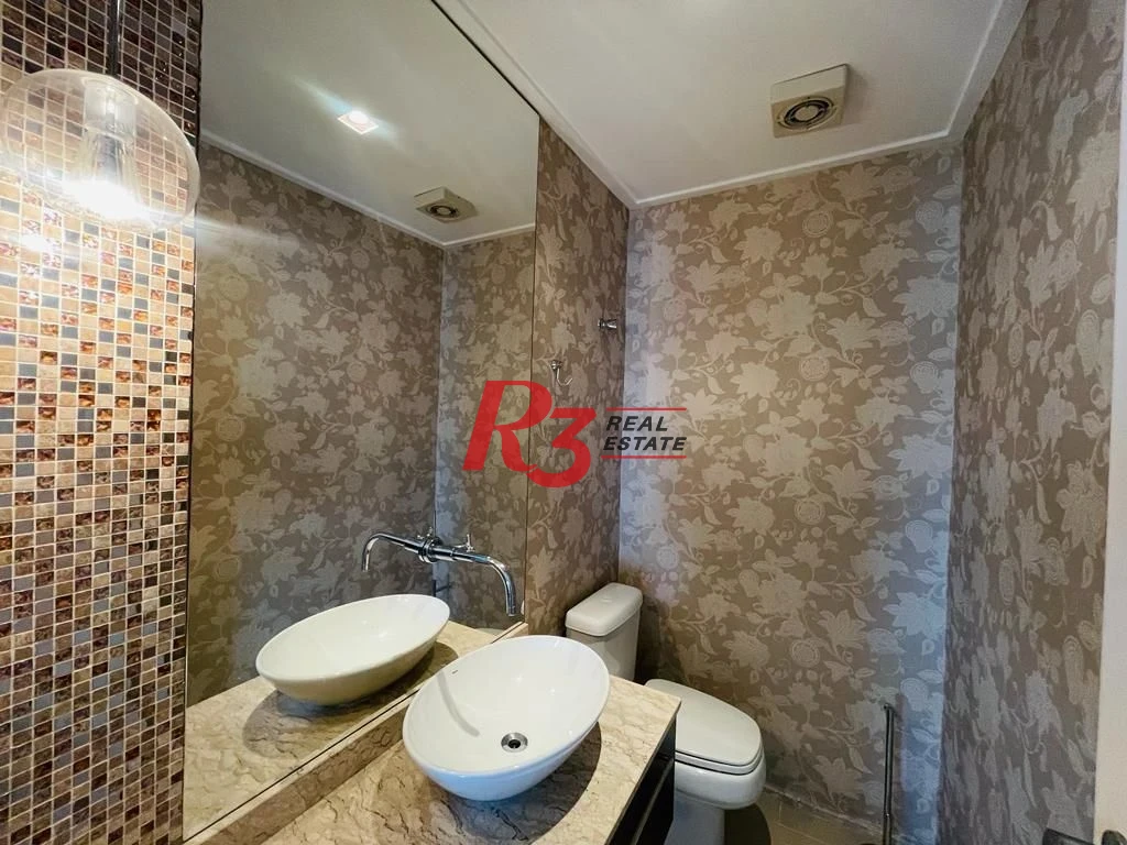 Apartamento com 4 dormitórios para alugar, 204 m² por R$ 24.000,00/mês - Embaré - Santos/SP
