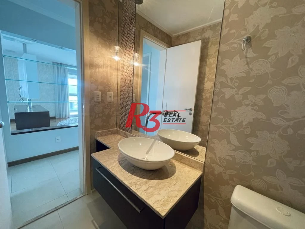 Apartamento com 4 dormitórios para alugar, 204 m² por R$ 24.000,00/mês - Embaré - Santos/SP