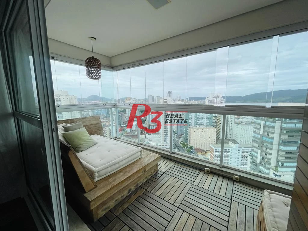 Apartamento com 4 dormitórios para alugar, 204 m² por R$ 24.000,00/mês - Embaré - Santos/SP