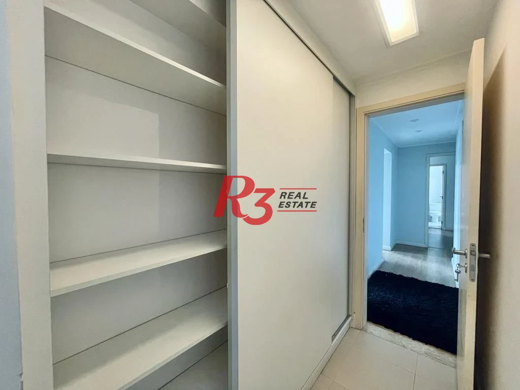 Apartamento com 4 dormitórios para alugar, 204 m² por R$ 24.000,00/mês - Embaré - Santos/SP