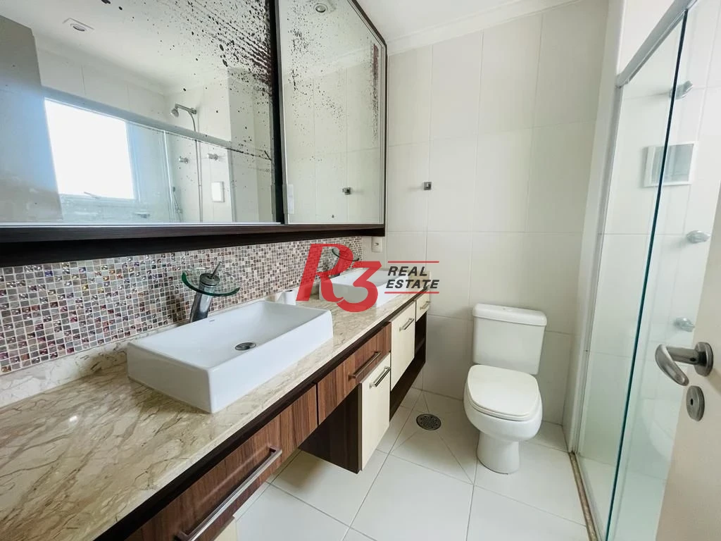Apartamento com 4 dormitórios para alugar, 204 m² por R$ 24.000,00/mês - Embaré - Santos/SP