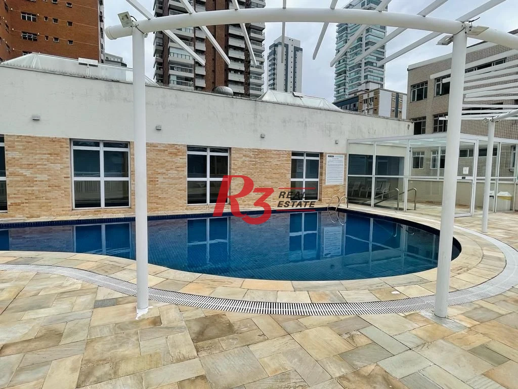 Apartamento com 4 dormitórios para alugar, 204 m² por R$ 24.000,00/mês - Embaré - Santos/SP