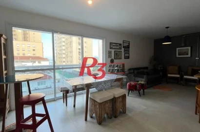 Apartamento à venda, 110 m² por R$ 1.063.000,00 - Ponta da Praia - Santos/SP