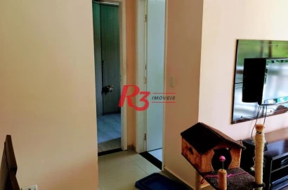 Apartamento com 2 dormitórios à venda, 55 m² por R$ 300.000,00 - Morro de Nova Cintra - Santos/SP