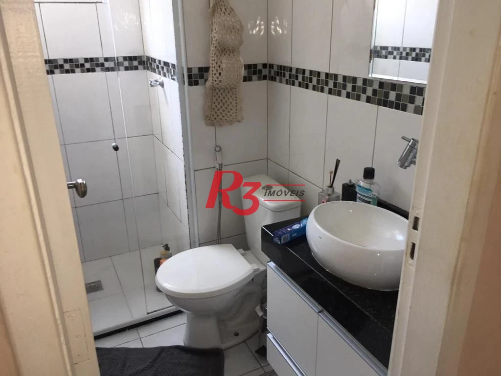 Apartamento com 2 dormitórios à venda, 55 m² por R$ 300.000,00 - Morro de Nova Cintra - Santos/SP