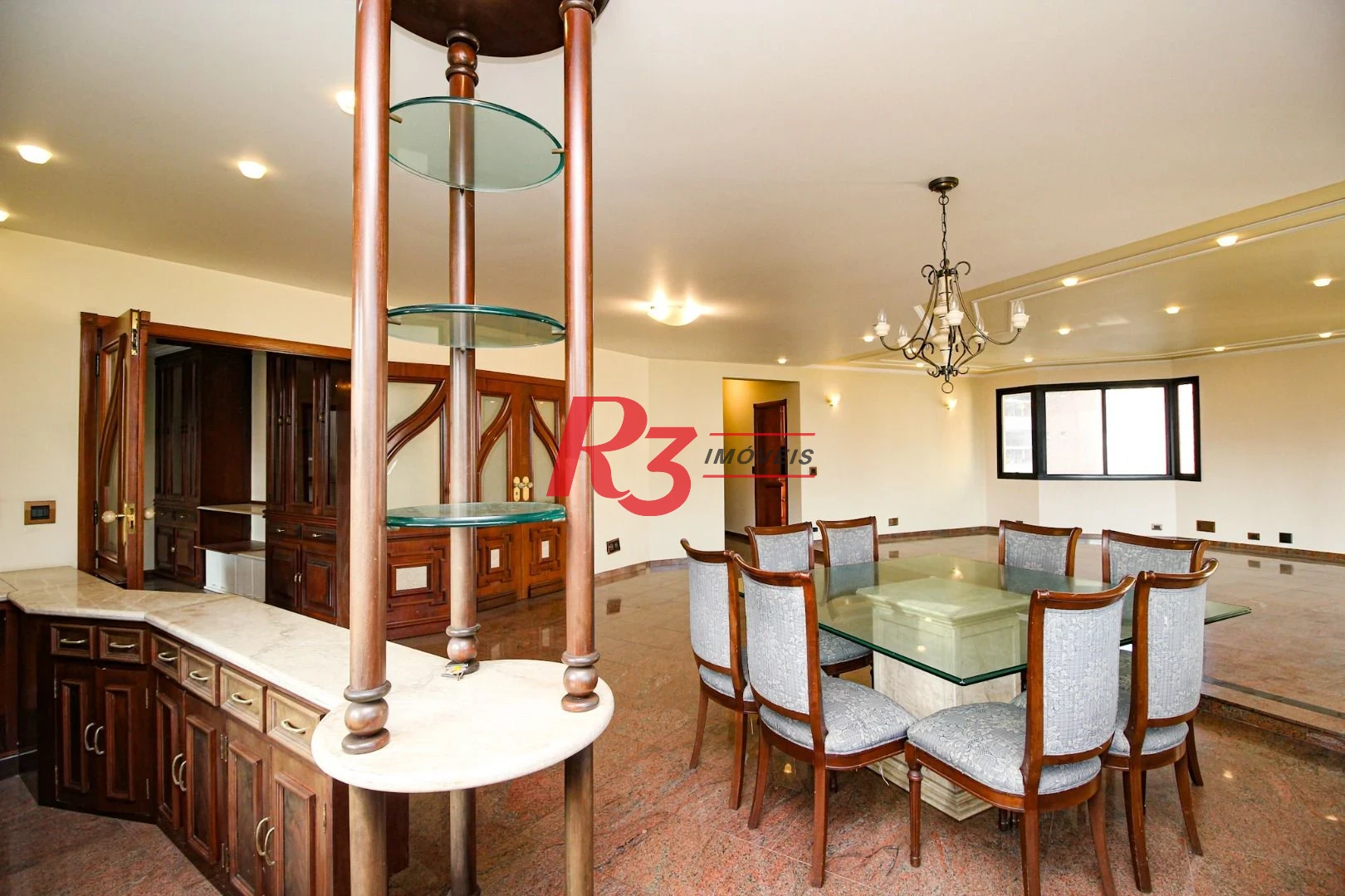 Apartamento, 400 m² - venda por R$ 3.500.000,00 ou aluguel por R$ 17.000,00/mês - Embaré - Santos/SP