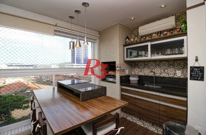 Apartamento à venda, 111 m² por R$ 1.150.000,00 - Ponta da Praia - Santos/SP