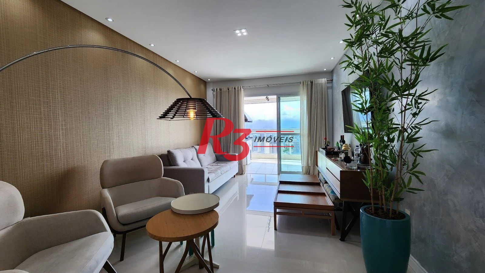 Apartamento com 3 dormitórios à venda, 124 m² por R$ 1.950.000,00 - Boqueirão - Santos/SP