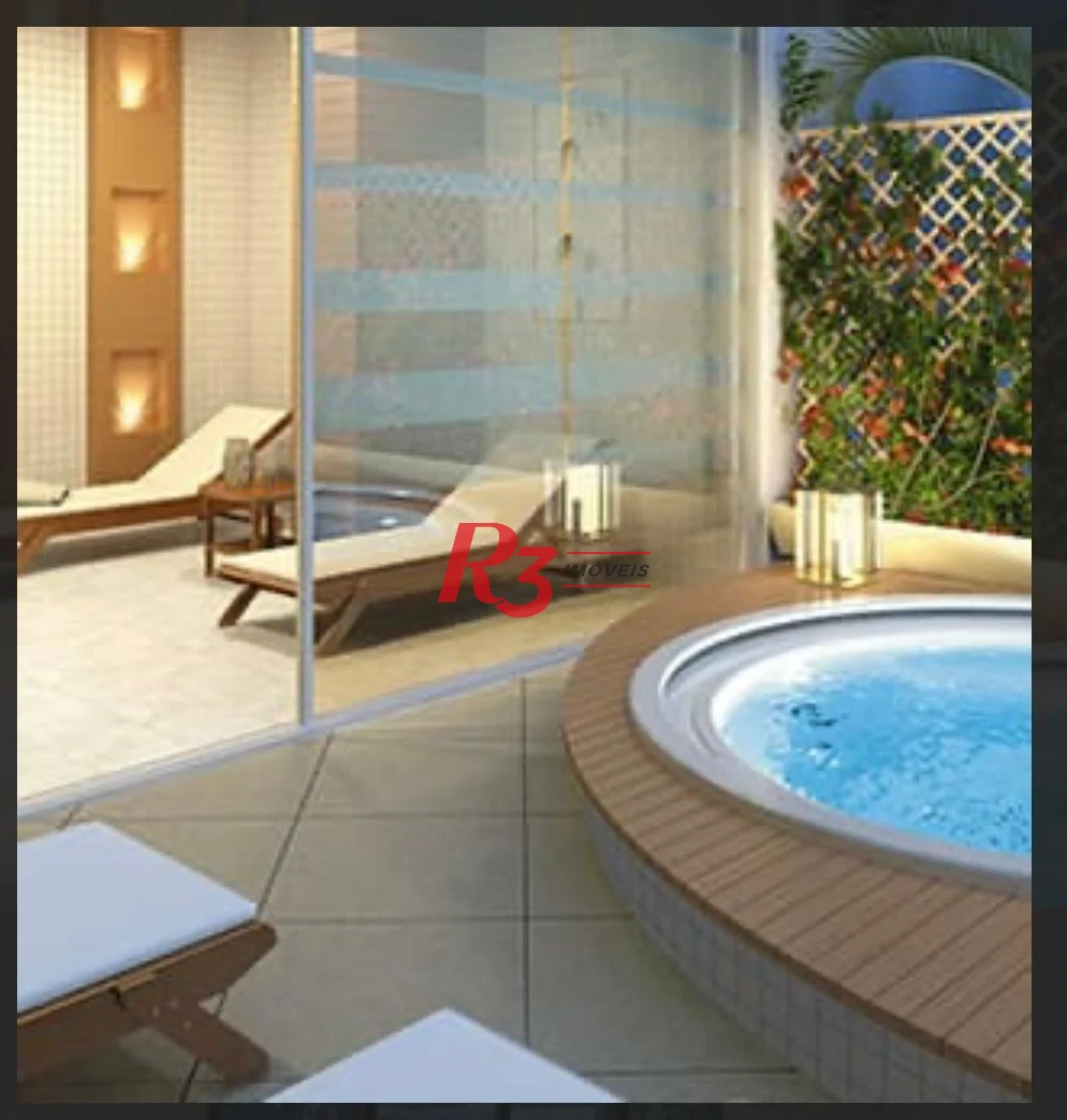 Apartamento com 3 dormitórios à venda, 124 m² por R$ 1.950.000,00 - Boqueirão - Santos/SP