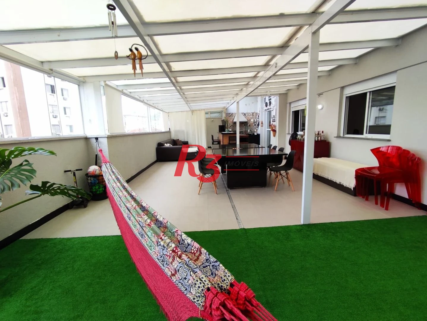 Apartamento Garden com 2 dormitórios à venda, 154 m² por R$ 1.379.000,00 - Campo Grande - Santos/SP