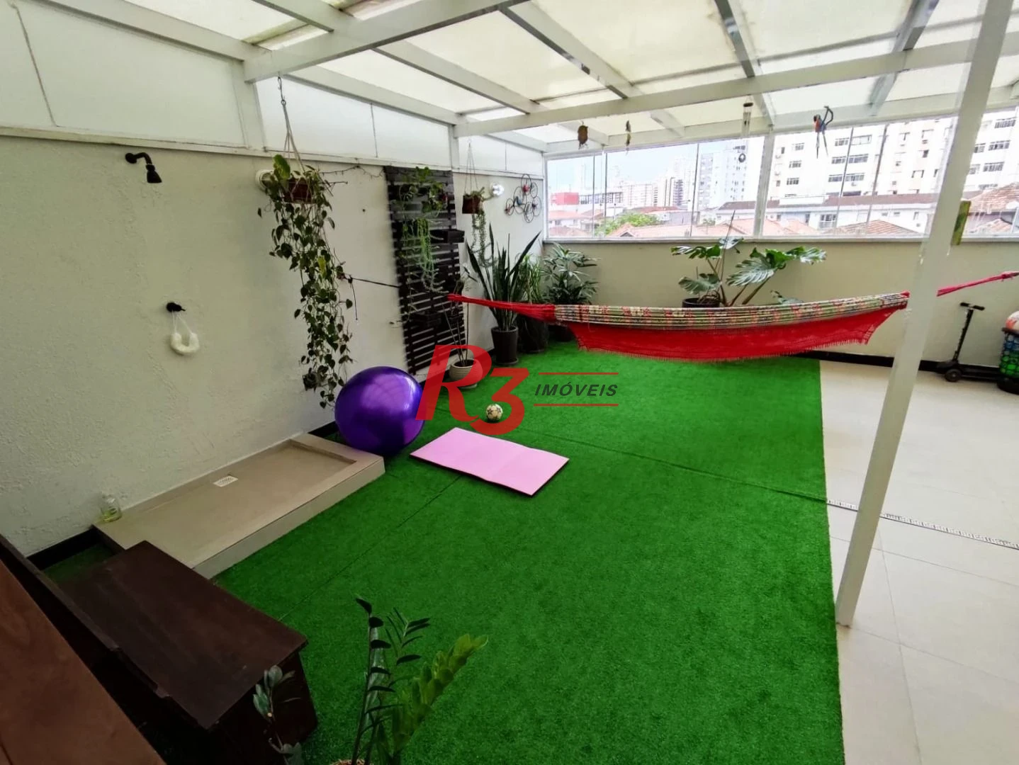 Apartamento Garden com 2 dormitórios à venda, 154 m² por R$ 1.379.000,00 - Campo Grande - Santos/SP