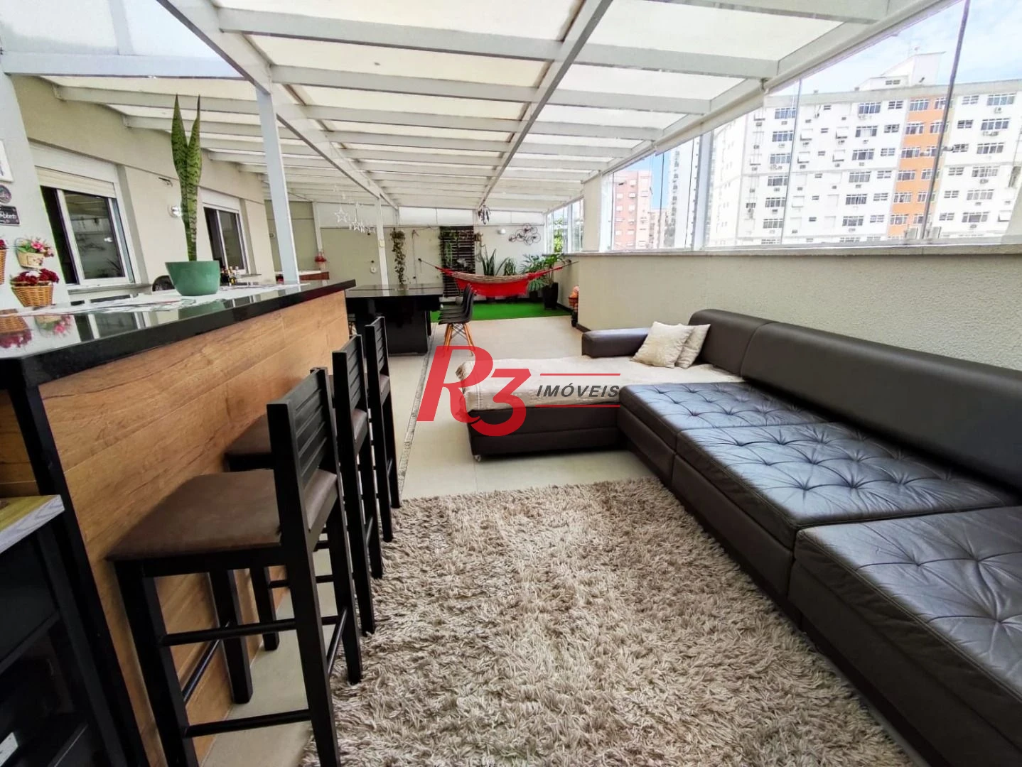 Apartamento Garden com 2 dormitórios à venda, 154 m² por R$ 1.379.000,00 - Campo Grande - Santos/SP