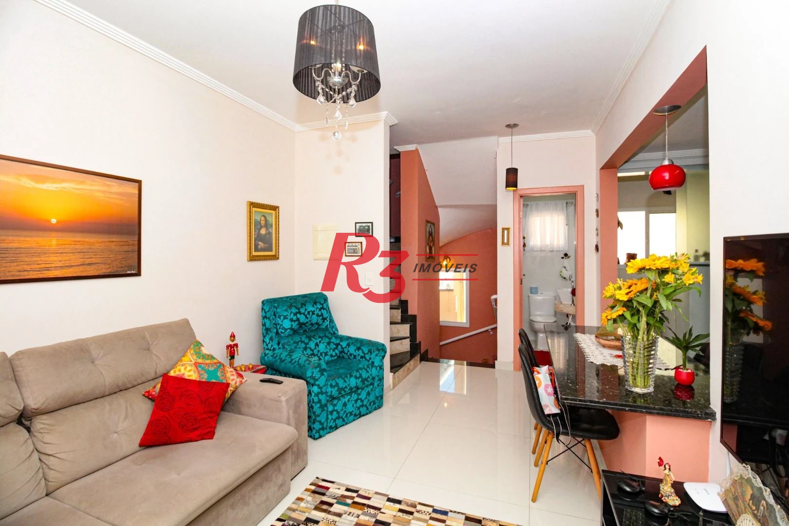 Casa com 2 dormitórios à venda, 100 m² por R$ 750.000,00 - Gonzaga - Santos/SP