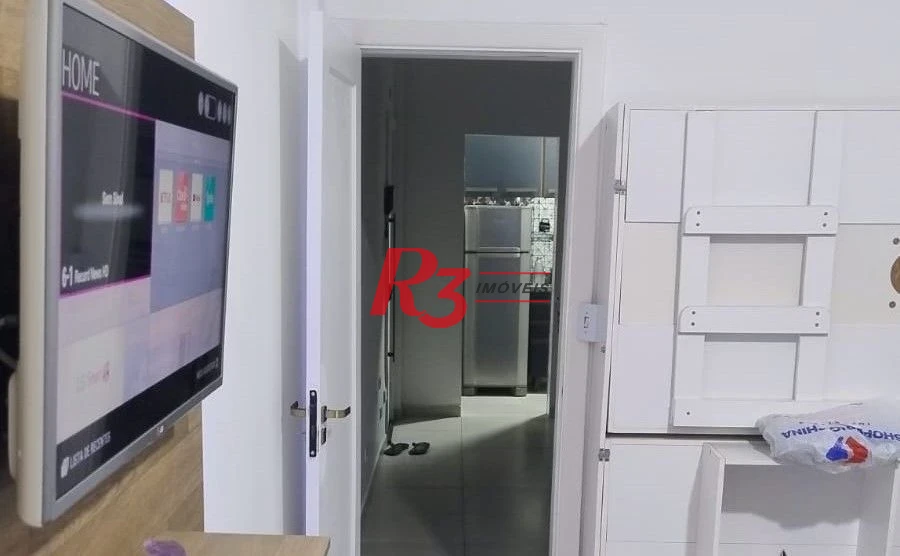 Apartamento com 1 dormitório à venda, 55 m² por R$ 532.000,00 - Boqueirão - Santos/SP