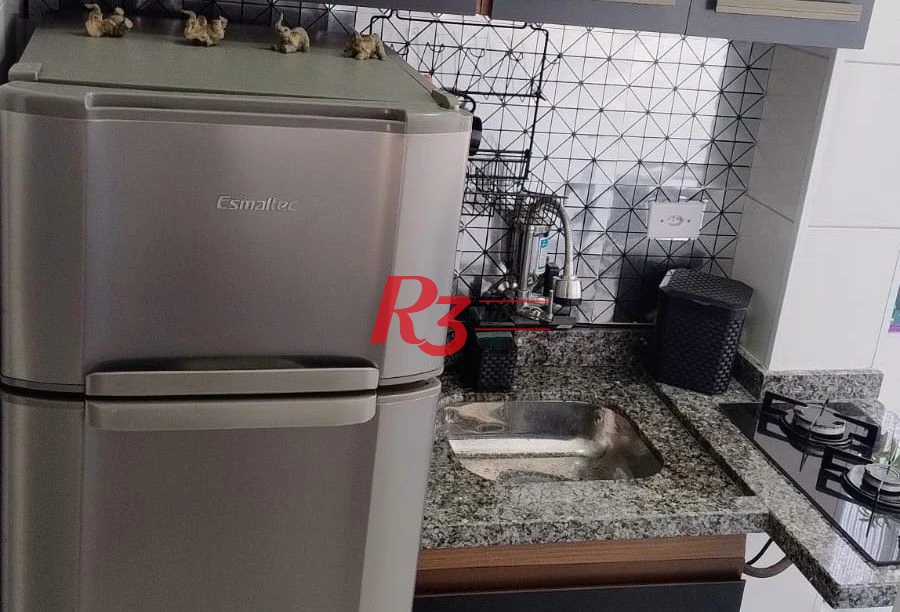 Apartamento com 1 dormitório à venda, 55 m² por R$ 532.000,00 - Boqueirão - Santos/SP