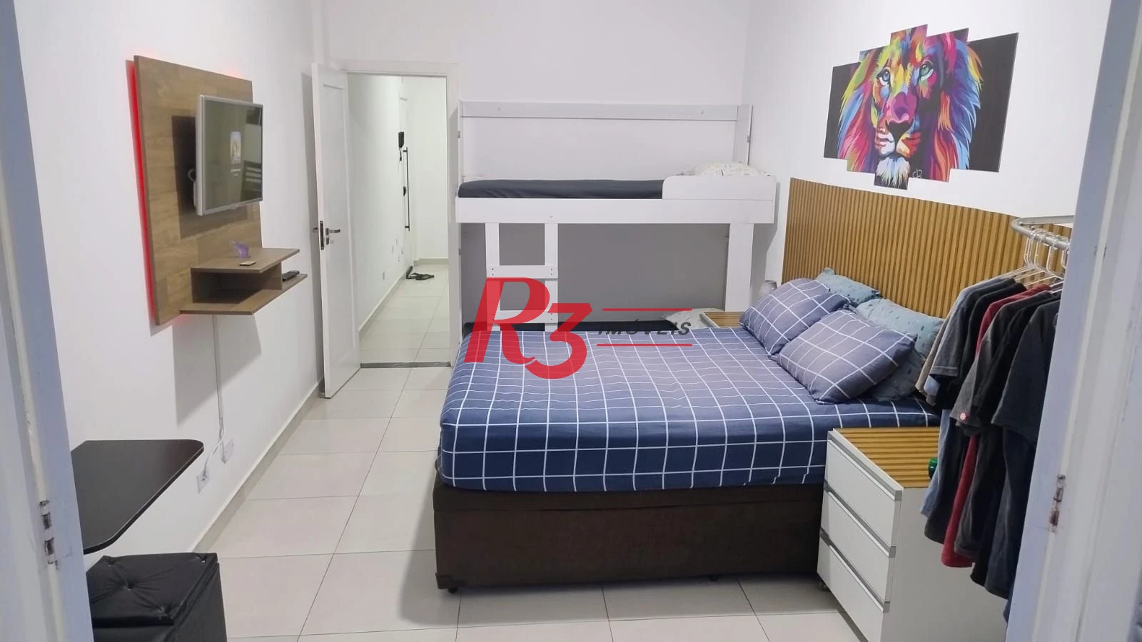 Apartamento com 1 dormitório à venda, 55 m² por R$ 532.000,00 - Boqueirão - Santos/SP