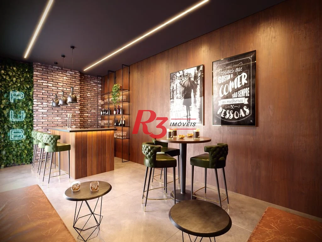 Apartamento à venda, 108 m² por R$ 1.525.000,00 - José Menino - Santos/SP