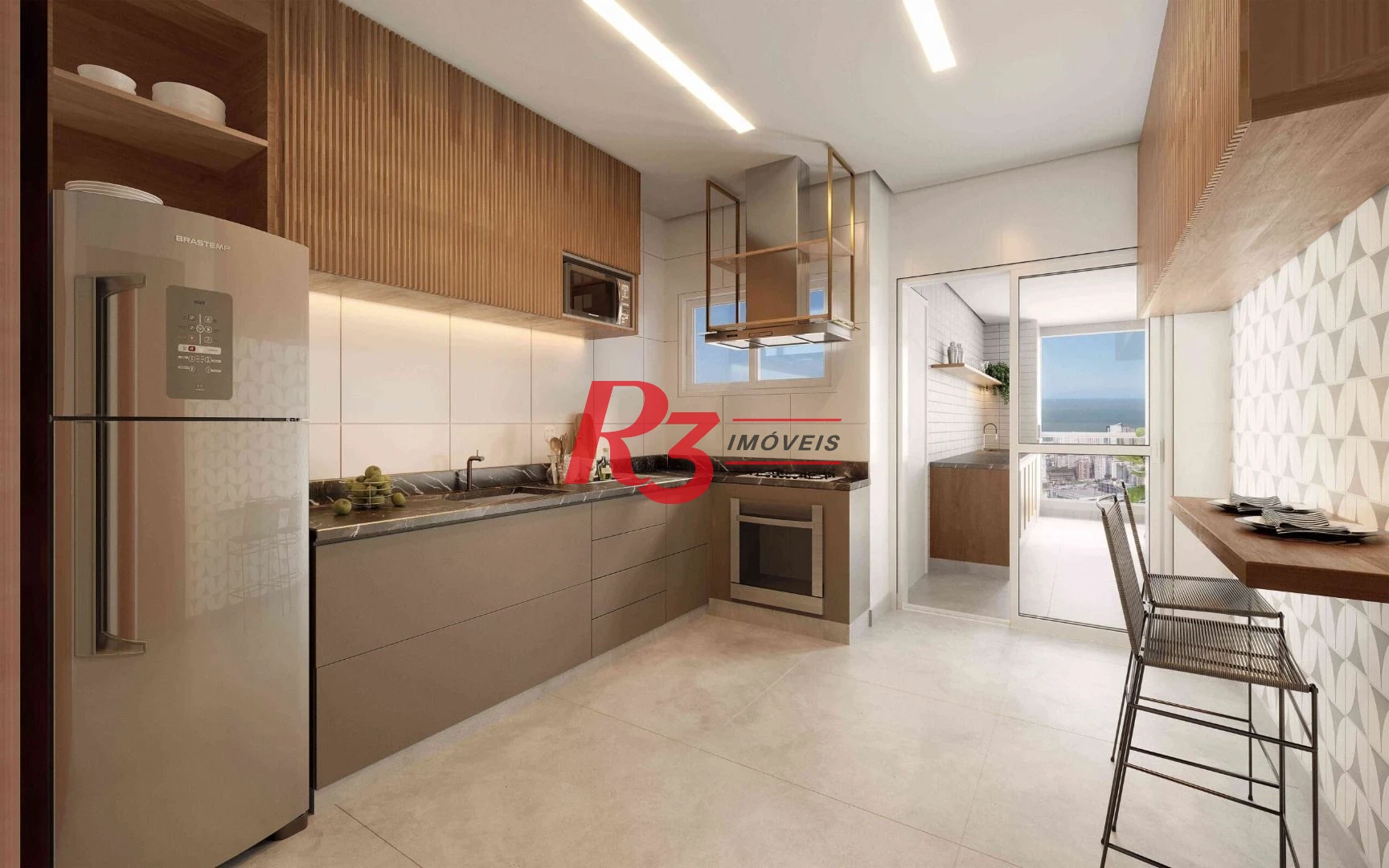 Apartamento à venda, 108 m² por R$ 1.525.000,00 - José Menino - Santos/SP