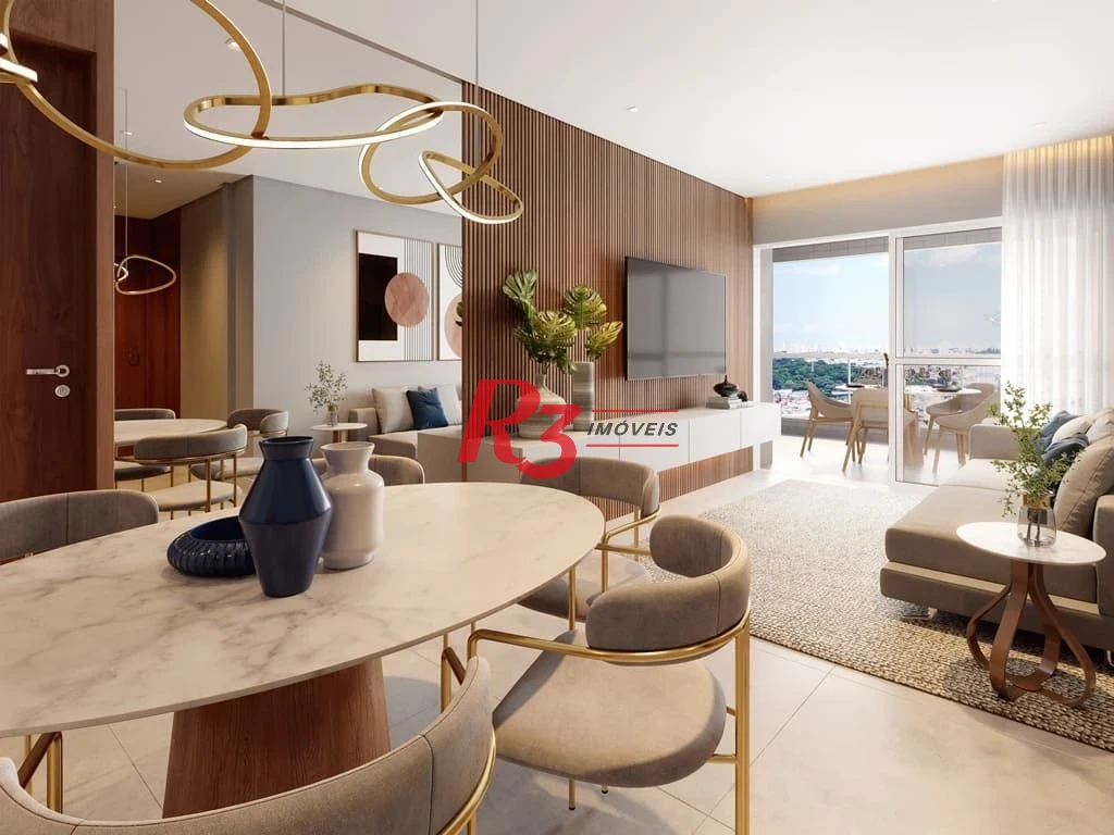 Apartamento à venda, 108 m² por R$ 1.525.000,00 - José Menino - Santos/SP