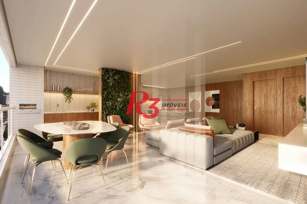 Apartamento à venda, 108 m² por R$ 1.525.000,00 - José Menino - Santos/SP