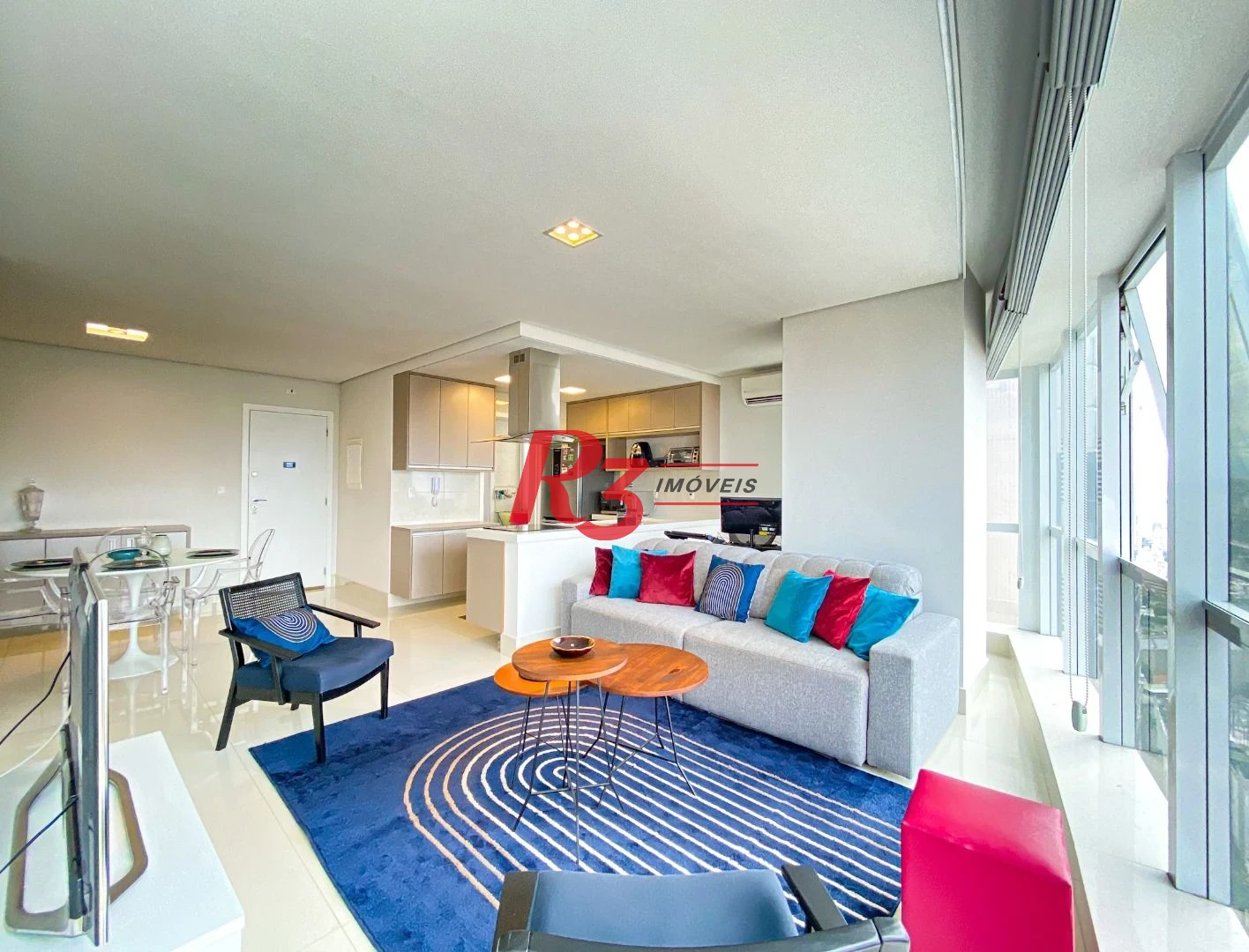 Apartamento com 1 dormitório à venda, 68 m² por R$ 1.200.000,00 - Aparecida - Santos/SP