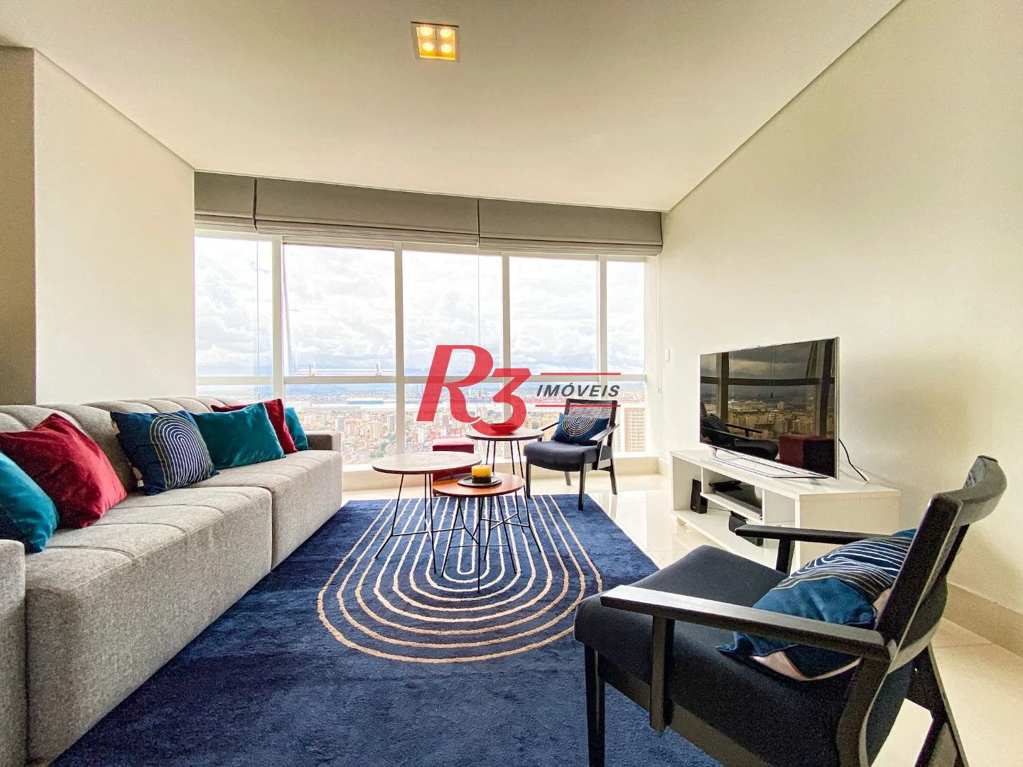 Apartamento com 1 dormitório à venda, 68 m² por R$ 1.200.000,00 - Aparecida - Santos/SP